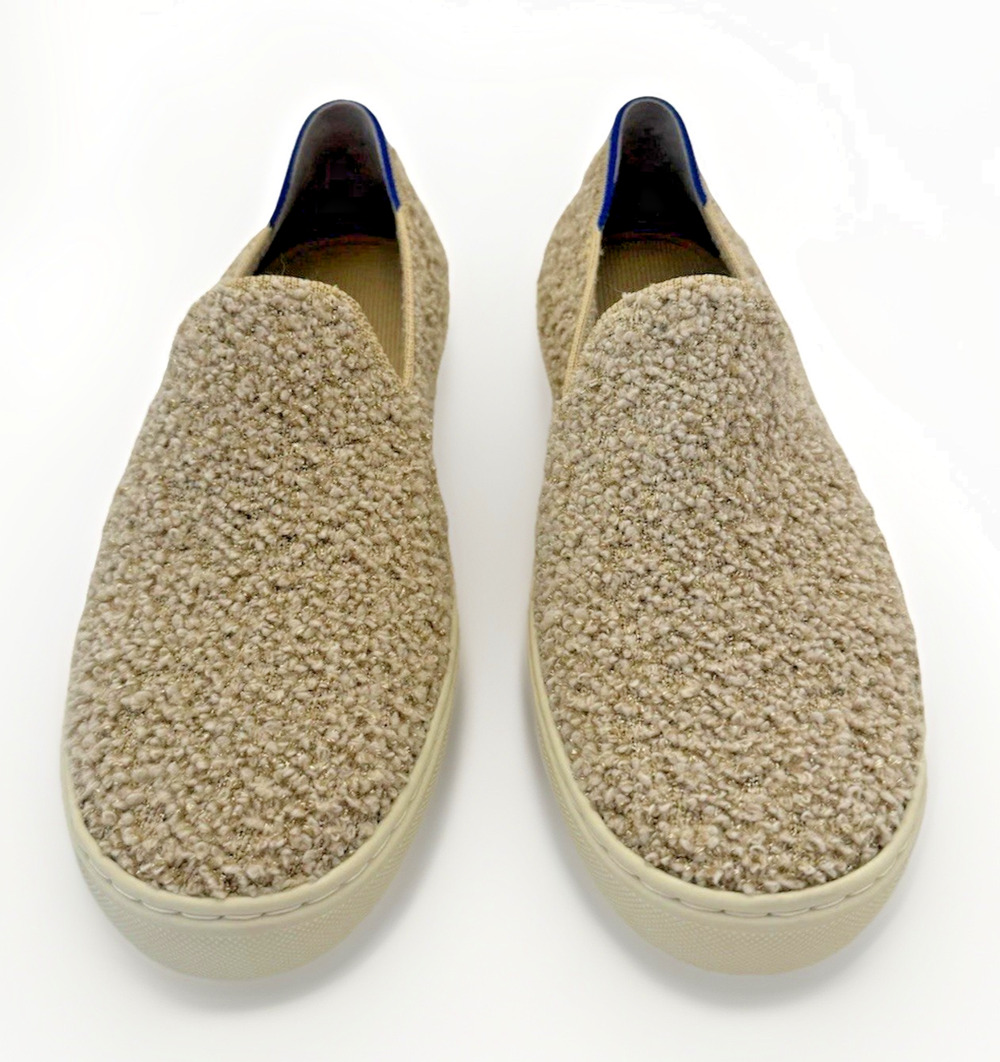 Rothy's Shoes Womens Boucle Slip On Flats Washable Sustainable Casual